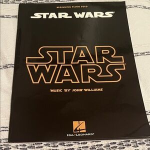 Star Wars Piano Solo Book by Hal Leonard - Black